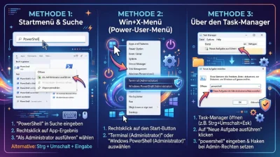 Windows 11/10: PowerShell als Administrator öffnen – so geht’s