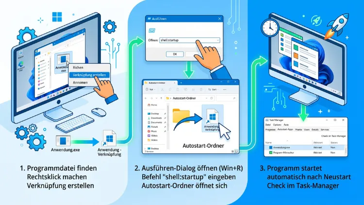 Windows 11/10: Programm bei Systemstart ausführen – so geht’s