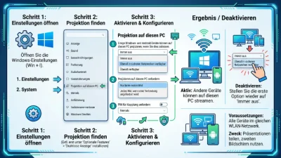 Windows 11/10: Projektion auf diesen PC aktivieren/deaktivieren