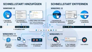 Windows 11/10: Schnellstart-Symbolleiste hinzufügen, entfernen