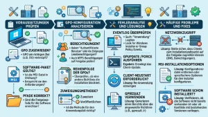 Windows 11/10: Software per GPO installieren – Fehler beheben