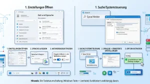 Windows 11/10: Sprachleiste und Eingabeindikator ein-/ausschalten