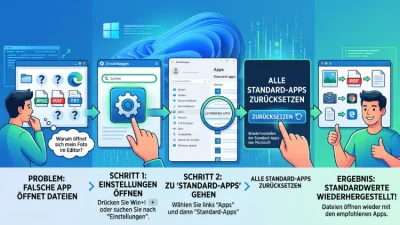 Windows 11/10: Standard-Dateizuordnungen wiederherstellen