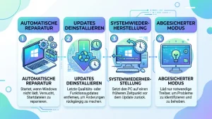 Windows 11/10: Startet nach Update nicht – Lösungen