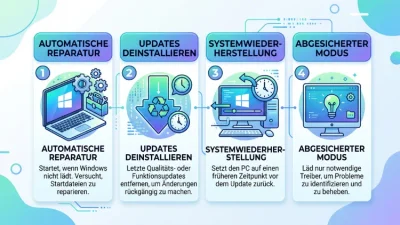 Windows 11/10: Startet nach Update nicht – Lösungen