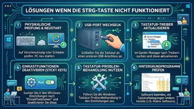 Windows 11/10: Strg-Taste funktioniert nicht – Lösung