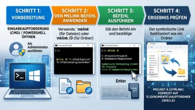 Windows 11/10: Symbolische Links erstellen – so geht’s