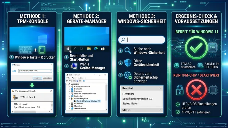 Windows 11/10: TPM-Chip überprüfen – so geht’s
