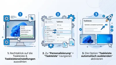 Windows 11/10: Taskleiste ausblenden – einfache Anleitung