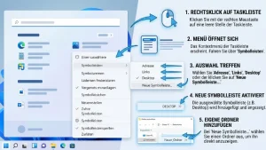 Windows 11/10: Taskleiste – Symbolleisten hinzufügen – so geht’s