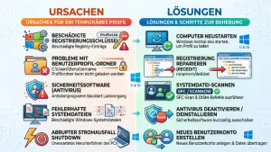 Windows 11/10: Temporäres Profil – Ursachen & Lösungen