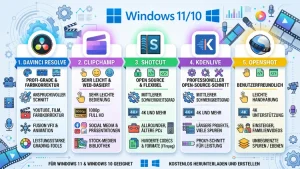 Windows 11/10: Top 5 kostenlose Videobearbeitungsprogramme