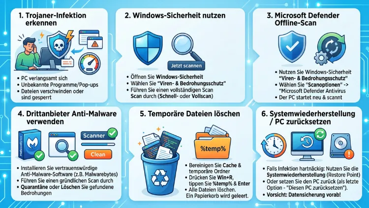 Windows 11/10: Trojaner entfernen – so geht’s