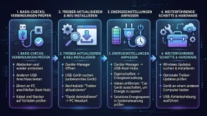 Windows 11/10: USB-Gerät funktioniert nicht mehr – Lösungen