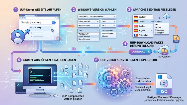 Windows 11/10: UUP Dump – Windows Insider ISO herunterladen