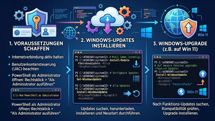 Windows 11/10: Update und Upgrade per PowerShell – so geht’s