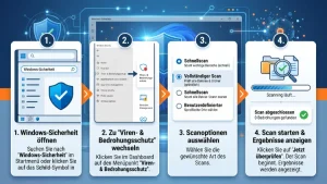 Windows 11/10: Virenscan durchführen – Anleitung