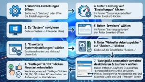 Windows 11/10: Virtuellen Speicher einrichten – so geht’s