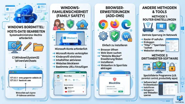 Windows 11/10: Webseiten sperren und blockieren – so geht’s