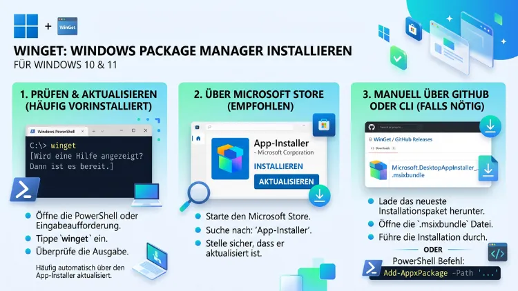Windows 11/10: WinGet installieren – so geht’s