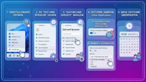 Windows 11/10: Zeitzone ändern – so geht’s