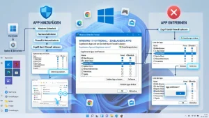 Windows 11/10: Zugelassene Firewall-Apps hinzufügen/entfernen