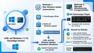 Windows 11/10: cURL aktualisieren – so geht’s