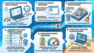 Windows 11/10 schneller machen: Tipps & Tricks erklärt