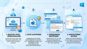Windows 11/10: „Besitz übernehmen" zum Kontextmenü hinzufügen