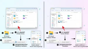 Windows 11/10: „Home" im Navigationsbereich des Explorers hinzufügen/entfernen