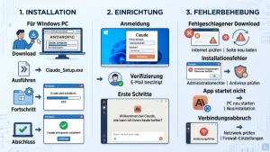 Windows: Claude-App installieren, einrichten & Fehler beheben