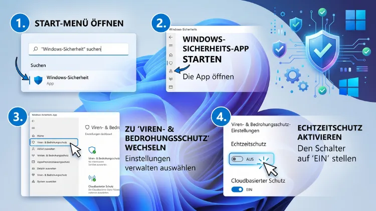 Windows Defender aktivieren: So geht es schnell und einfach