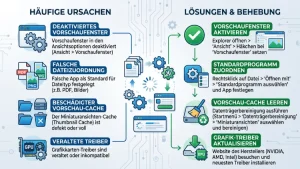 Windows Explorer zeigt keine Vorschau? Ursachen & Lösungen erklärt