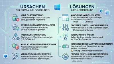 Windows-Firewall blockiert Anwendungen: Ursachen & Lösungen