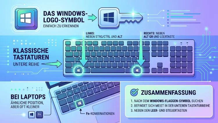 Windows-Taste finden: So geht es einfach und schnell