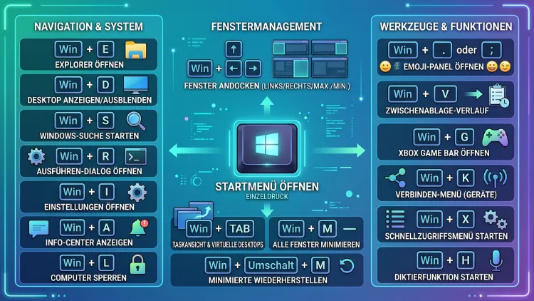 Windows-Taste – Funktionen & Tastenkombinationen erklärt