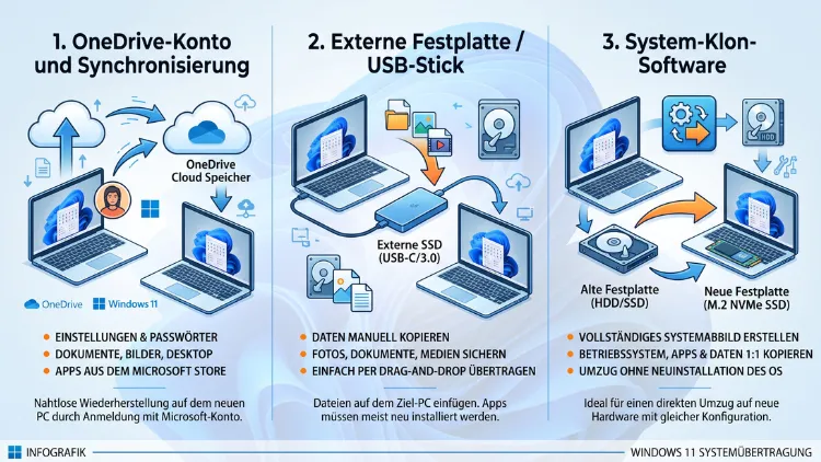 Windows‑11-System übertragen – die besten Wege