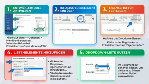 Word: Dropdown-Liste erstellen – so geht’s