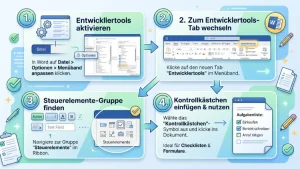 Word: Kontrollkästchen einfügen – so geht’s