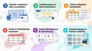 Word: Tabelle bearbeiten – Schritt-für-Schritt-Anleitung