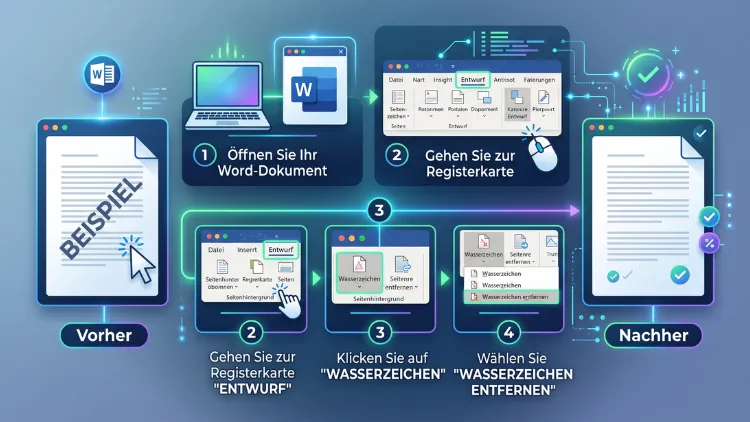 Word: Wasserzeichen entfernen – so geht’s