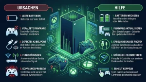 Xbox: Controller wird nicht erkannt – Ursachen & Hilfe