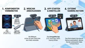 iPad: Externe Webcam anschließen und nutzen – so geht’s