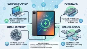 iPad: Ohne Ladegerät aufladen – so klappt’s