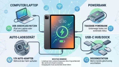 iPad: Ohne Ladegerät aufladen – so klappt’s