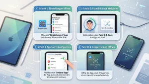 iPad & iPhone: App mit Face ID sperren – so geht’s
