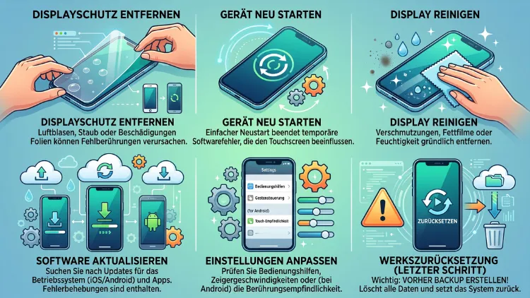 iPhone & Android: Ghost Touch beheben – so geht’s
