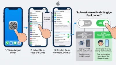 iPhone: Attention Aware (de)aktivieren – so geht’s