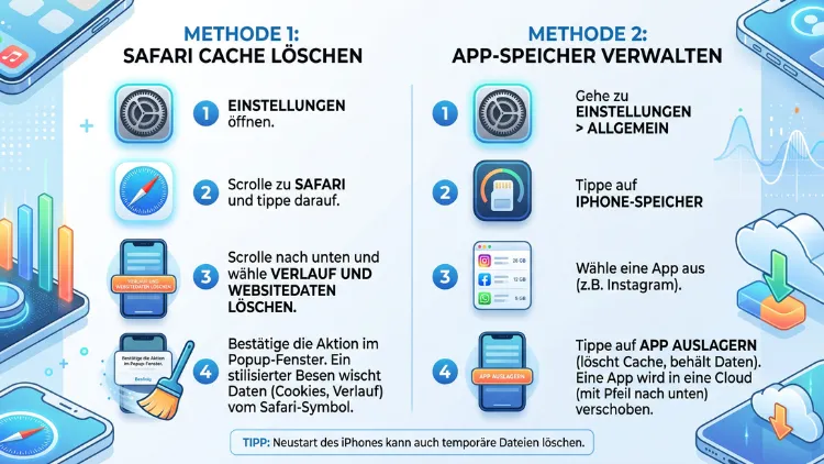 iPhone: Cache leeren – so geht’s