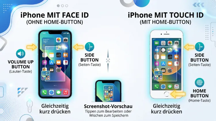iPhone: Screenshot erstellen – Anleitung für alle Modelle